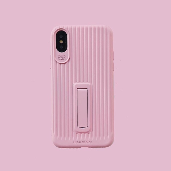 Accessories - LAST 1! iPhone 7+/8+ Pink TPU Case Kickstand